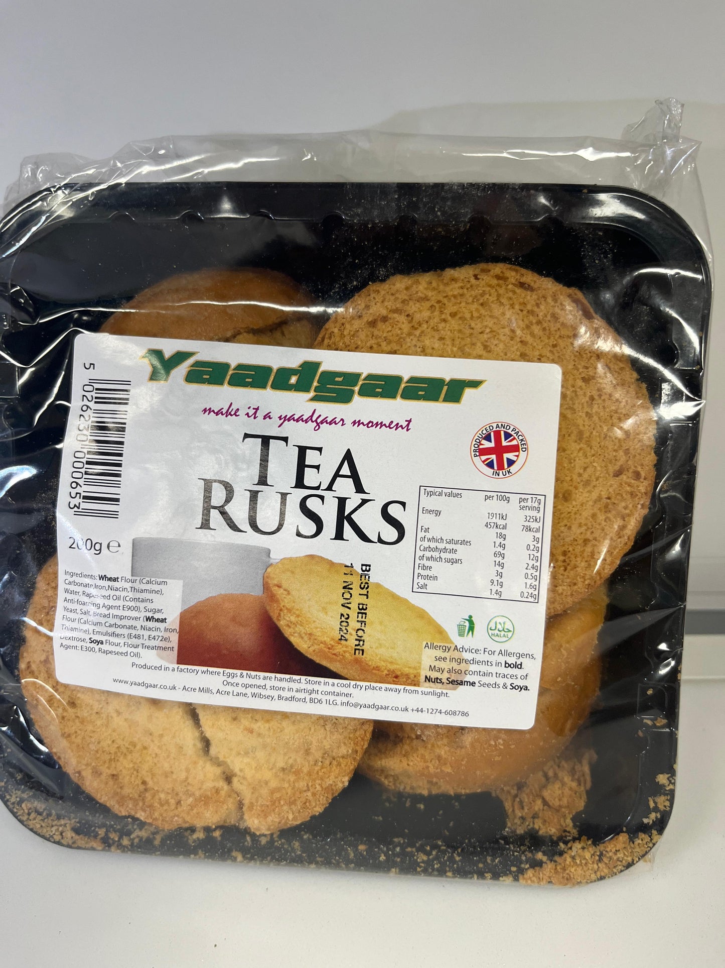 YAADGAAR TEA RUSKS