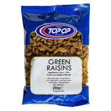 Topop Green Raisins 250g