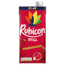 Rubicon Still pomegranate juice 1ltr